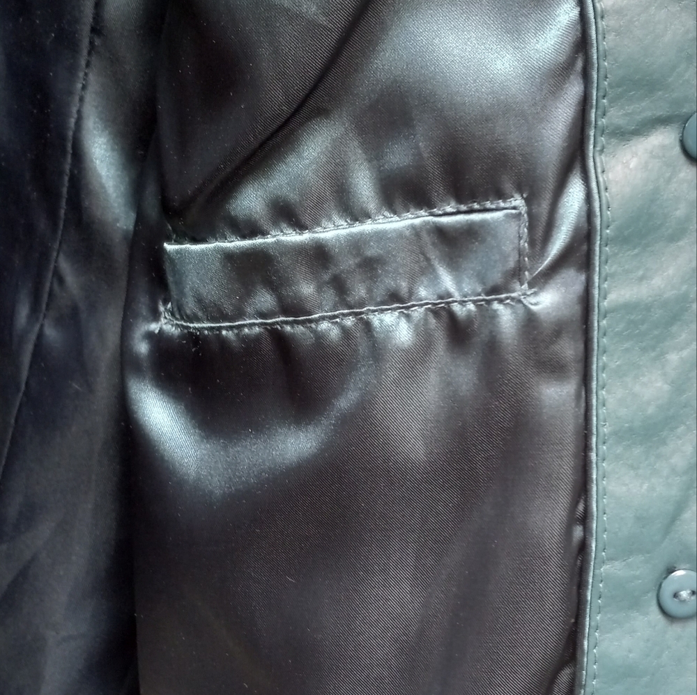 Leather Quilted Jacket - Picture 6 of 7